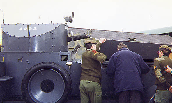 Slibh namban (Slieveamon) being fixed by one of our party
