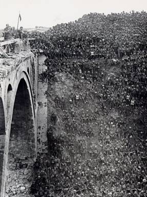 Riqueval Bridge in 1918