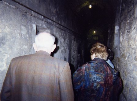 Inside Kilmainham Gaol, in the cellblock that held the leaders of the Rising