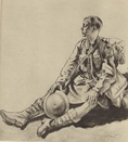 resting soldier (Orpen)