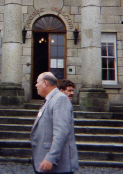 Our two guides outside the Pearse Museum (St Enda's)