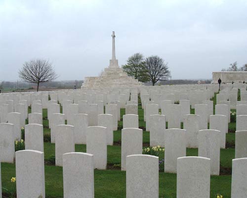 Tyne Cot Cemetery near Passchendaele 